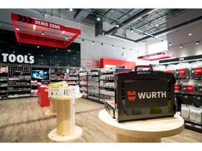 A 24/7 self-checkout store concept developed by Wanzl together with Würth, which gives customers the flexibility to shop around the clock via a Würth eShop account.