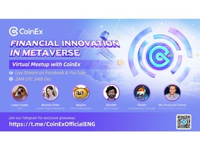 Virtual Meet-up with CoinEx Team & Partners: Financial Innovation in Metaverse