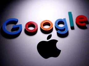 The Competition and Markets Authority said it had provisionally found that Google and Apple Inc were able to leverage their market power to create largely self-contained ecosystems.