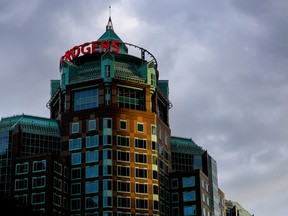 The Rogers Building, home of Rogers Communications in Toronto, on Oct. 22, 2021.