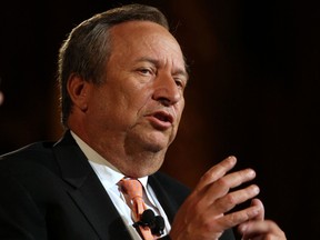 Lawrence 'Larry' Summers, director of the U.S. National Economic Council, speaks during the Bloomberg FX09 conference at Cipriani in New York, U.S., on Oct. 8, 2009.