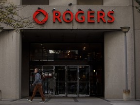 Rogers headquarters in Toronto on Oct. 22, 2021.