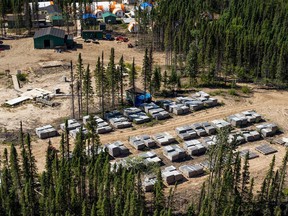 Noront Resources Esker Camp in the Ring of Fire region north east of Thunder Bay, seen in 2016.