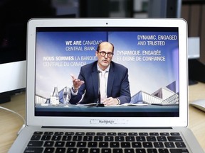 Toni Gravelle, deputy governor of the Bank of Canada, speaks during a video conference, in June 2020.