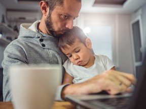 The pandemic has encouraged many professionals to reconsider their working patterns and fathers especially more interested in flexible work schedules so they can spend more time with their children.