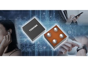 Toshiba: load switch ICs "TCK12xBG Series" that deliver a remarkable decrease in quiescent current in a small WCSP4G package for wearables and IoT devices.