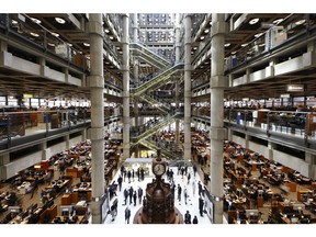 Lloyd's Underwriting Room, London (Credit: Lloyd's)