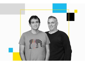 Co-founders of Personetics, David Sosna (CEO, left) and David Govrin (COO, right)