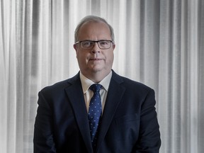 Grant Vingoe, Chair and Chief Executive Officer of the Ontario Securities Commission, at Toronto's Park Hyatt Hotel.