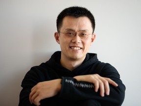 Zhao Changpeng, chief executive officer of Binance, in Tokyo, Japan, on Jan. 11, 2018.