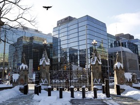 The Bank of Canada building in Ottawa on Jan. 25, 2022.