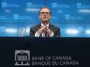 Tiff Macklem, Gouverneur der Bank of Canada, während einer Pressekonferenz in Ottawa am 15. Dezember 2021. 