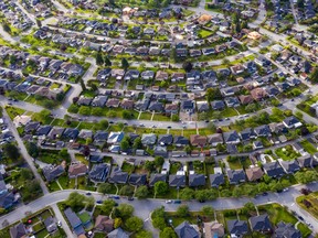 Residential homes in Burnaby, B.C.