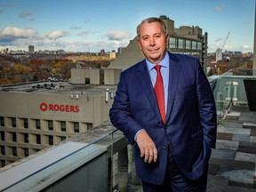 Tony Staffieri has been named chief executive and president of Rogers Communications Inc.