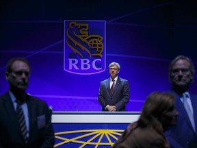 Dave McKay, president and chief executive officer of Royal Bank of Canada, at the company's annual general meeting in 2017.