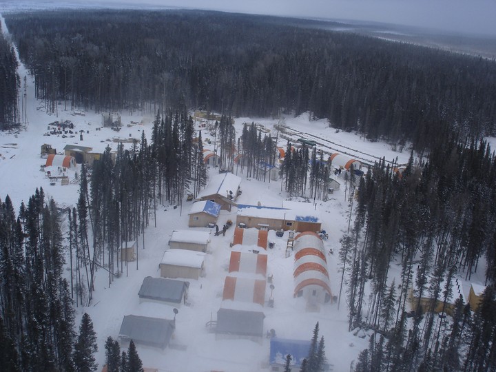  Noront Resources’ Esker camp in winter, a remote northern outpost in the Ring of Fire region northeast of Thunder Bay, Ont.