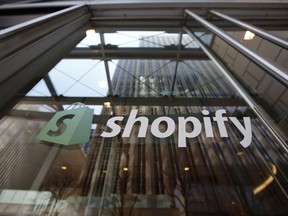 Shopify's headquarters in Ottawa. The e-commerce company has plunged 46 per cent from an all-time high of $2,139.82 on Nov. 19.