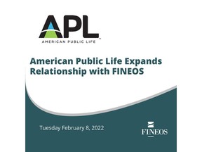 American Public Life Expands Relationship with FINEOS