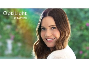 Mandy Moore as a brand ambassador for OptiLight, a bright solution for dry eyes.