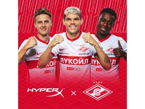 HyperX Announces Sponsorship of Russian Professional Football Club Spartak Moscow