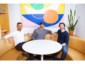 Vend Co-founders left to right: Ariel Diaz, Ryan Neu, Aaron White