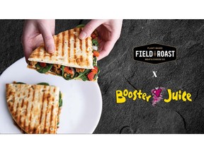 Booster Juice partners with Field Roast to offer plant-based protein for the first time.