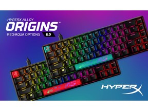HyperX Alloy Origins 65 Mechanical Gaming Keyboard Now Shipping with Colorway Customizations
