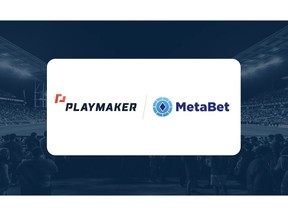 Playmaker announced today a strategic partnership with MetaBet, provider of automated and contextual sports betting products.