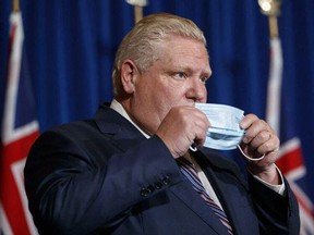 Premier Doug Ford says with public health indicators improving, the province can fast-track its plan to lift COVID-19 restrictions.