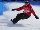 Mark Mcmorris aus Kanada in Aktion bei den Olympischen Spielen 2022 in Peking am 7. Februar 2022.