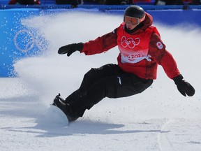 Mark Mcmorris of Canada in action at the 2022 Beijing Olympics on Feb. 7, 2022.