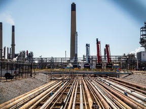 The Imperial Oil refinery in Sarnia, Ont.