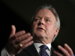 Der frühere Gouverneur der Bank of Canada, Stephen Poloz, spricht in Toronto.