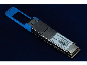 Alpine Optoelectronics' Single-Wavelength 100G QSFP28 O-band xWDM PAM4 module will support passive fiber links up to 1.6Tbps and reach up to 25km.