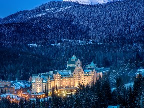 A look at the Fairmont Chateau in Whistler. SUPPLIED