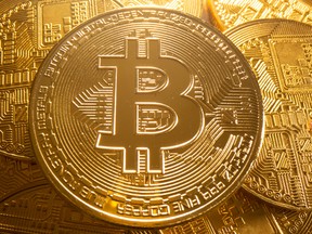 Bitcoin hit a year high of US$65,000 in October 2021.