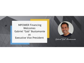 MPOWER Financing Welcomes Gabriel "Gab" Bustamante as Executive Vice President.