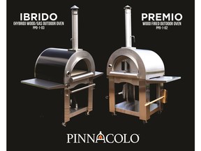 PINNACOLO IBRIDO (Hybrid) Wood/Gas Oven and PINNACOLO PREMIO Wood Fired Oven
