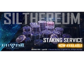 Rise of Stars (ROS), a mobile game developed and serviced by LightCON, opened Silthereum Staking Service. Silthereum is a new game token that can be used within the game. Silthereum Staking Service is the first DeFi service introduced for ROS tokenomics. After staking Silthereum, users will receive the tokens as rewards according to the annual percentage rate (APR).