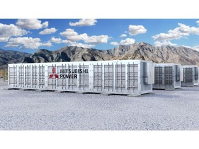 Mitsubishi Power will supply its Emerald storage solution to SDG&E's Pala-Gomez Creek Energy Storage Project in Pala, California. The 10 megawatt (MW) / 60 megawatt-hour (MWh) energy storage solution will add capacity to help meet high energy demand, support grid reliability and operational flexibility, maximize use of renewable energy, and help prevent outages during peak demand. (Rendering Credit: Mitsubishi Power)