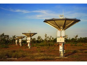 A new teleport in Darwin, Australia, one of three satellite gateways built by Telstra under a 10-year deal with OneWeb to deliver global connectivity.