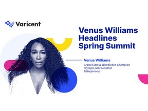 Venus Williams Headlines Varicent Spring Summit