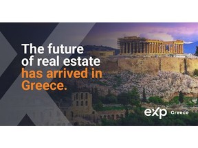 eXp Realty Now Open in 20 Markets With the Addition of Brokerage Operations in Greece