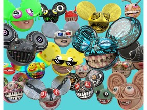 The head5 collection, available on the Polygon blockchain, is the metaverse-ready avatar collaboration between deadmau5 (Joel Zimmerman) and artist Nick denBoer.