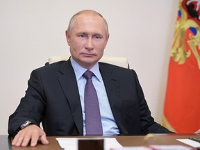 Russia's President Vladimir Putin in Moscow.