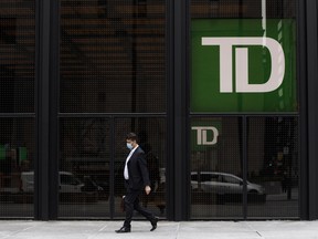 A Toronto-Dominion Canada Trust bank branch in Toronto.