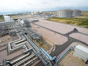 National Grid's liquified natural gas plant at the Isle of Grain in southern England.
