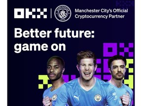 OKX becomes Manchester City's Official Cryptocurrency Partner