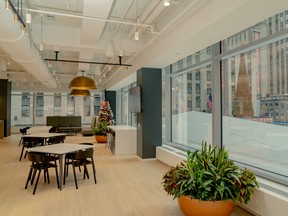 The Central Cafe at the Mizuho Americas offices in New York.