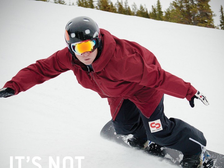  Para-snowboarder Tyler Mosher featured in the Canadian Paralympic Committee’s Sochi 2014 campaign.